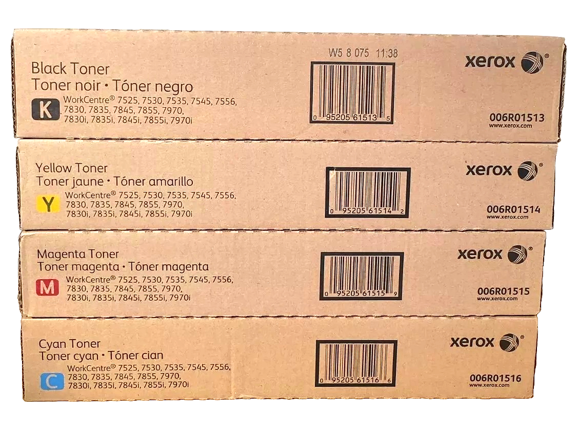 Original Xerox Laser Toner Set (006R01513, 006R01514, 006R01515