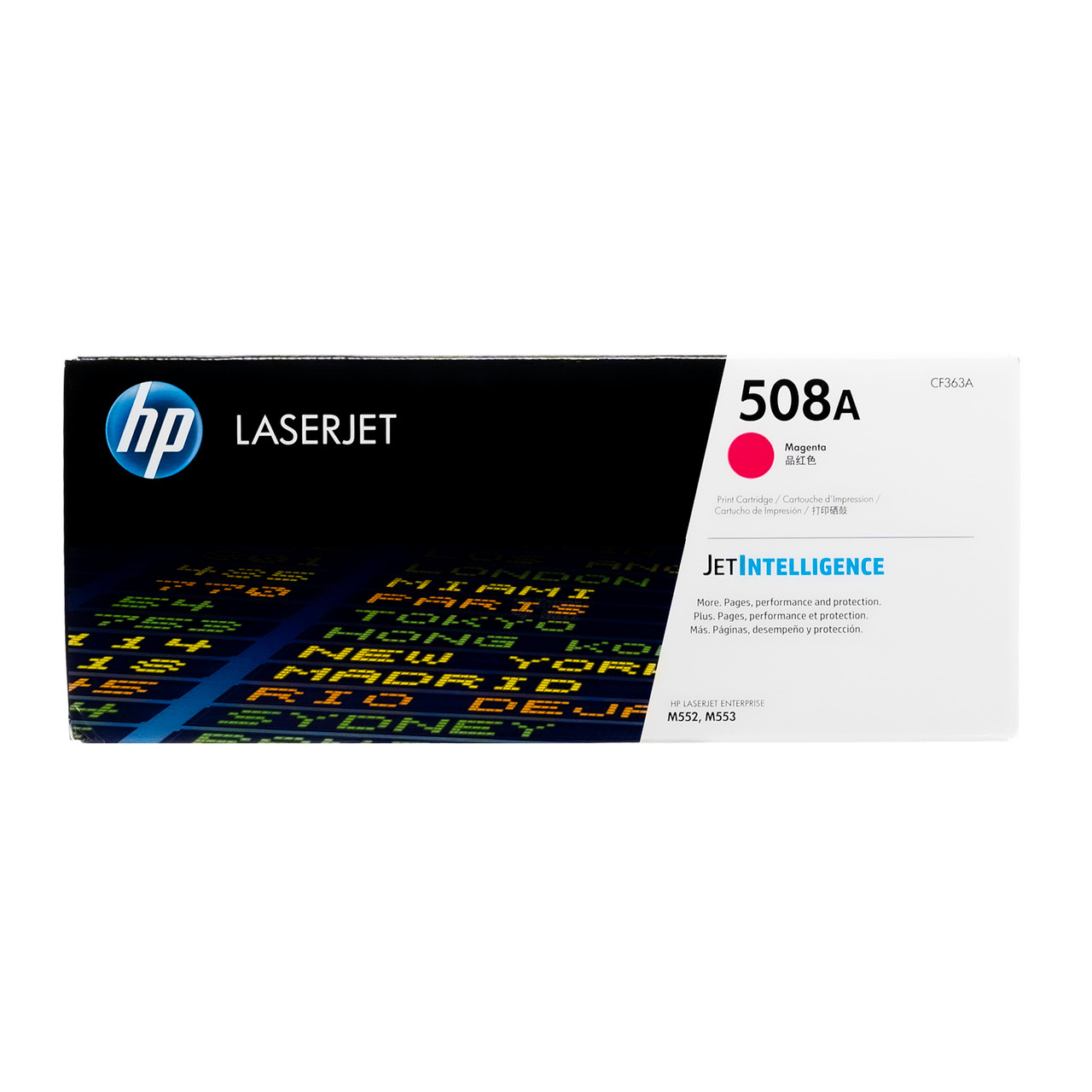 Original HP 508A Black LaserJet Toner Cartridge (CF360A)