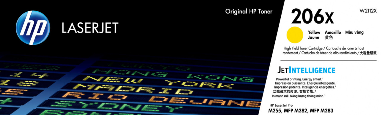 Original HP 206X Black High-Yield LaserJet Toner Cartridge (W2110X)