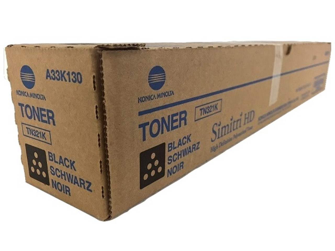 Original Konica Minolta TN321K Black Toner Cartridge (A33K130)