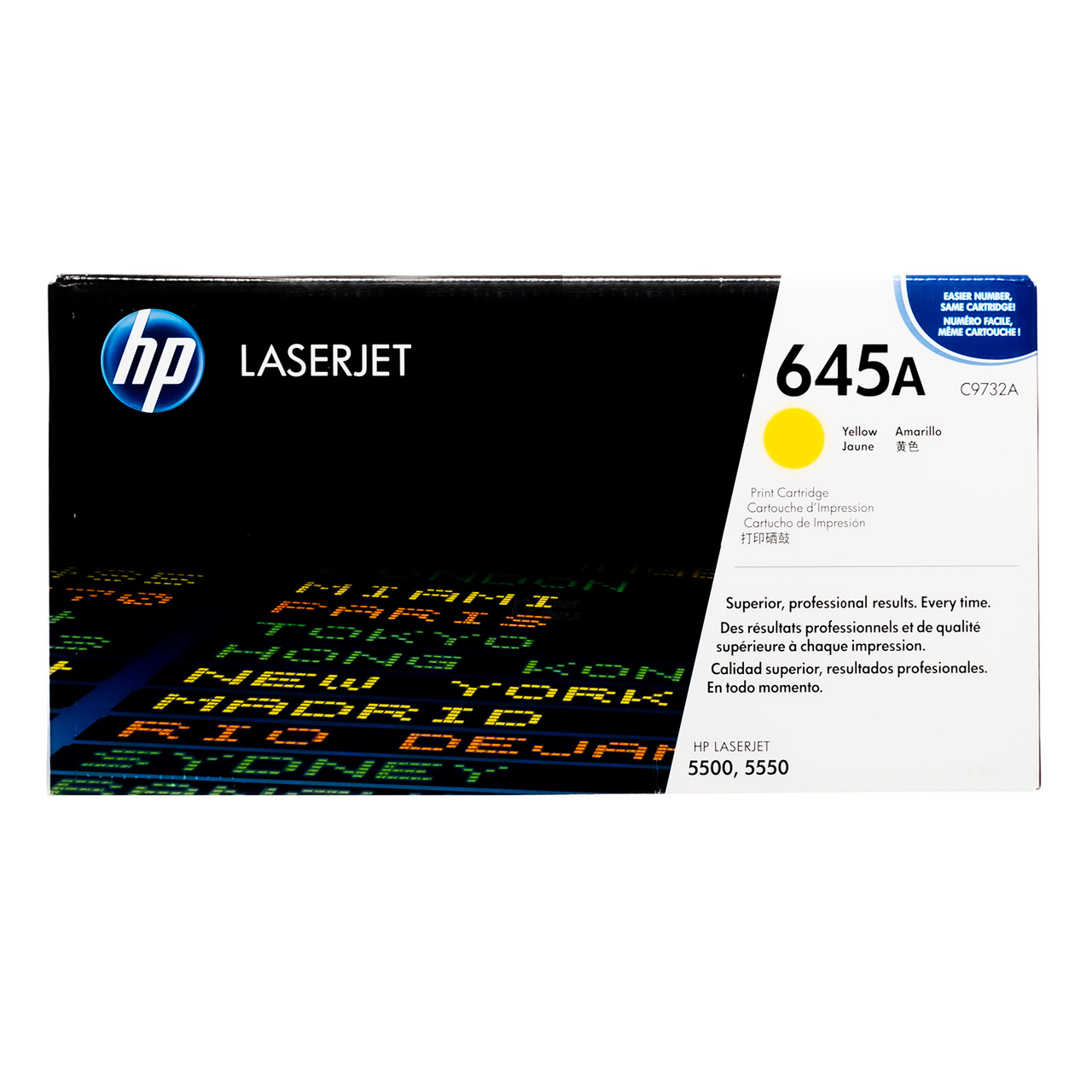 Original HP 645A Black LaserJet Toner Cartridge (C9730A)
