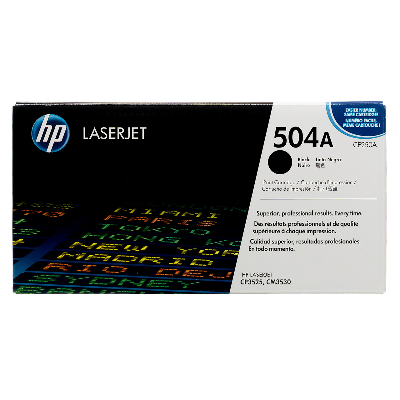 Original HP 504A LaserJet Toner Set (CE250A, CE251A, CE252A