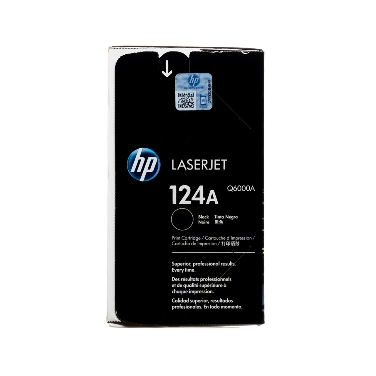 Original HP 124A Black LaserJet Toner Cartridge (Q6000A)