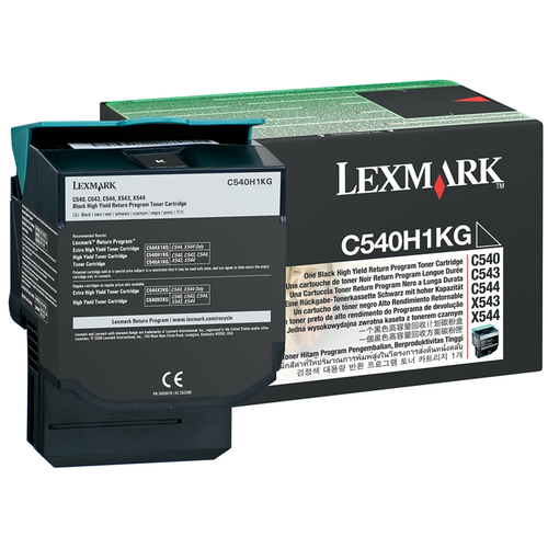 Original Lexmark C540H1KG *RP High-Yield Laser Toner Cartridge  Black