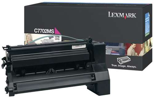 Original Lexmark C7702MS C770/C772 Magenta Toner Cartridge