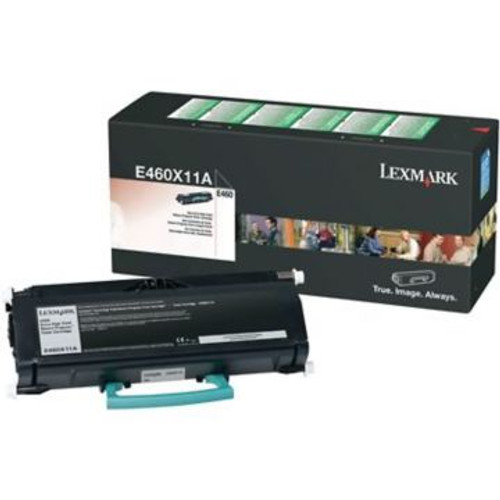 Original Lexmark E460X11A Return Program High-Yield Laser Toner Cartridge  Black