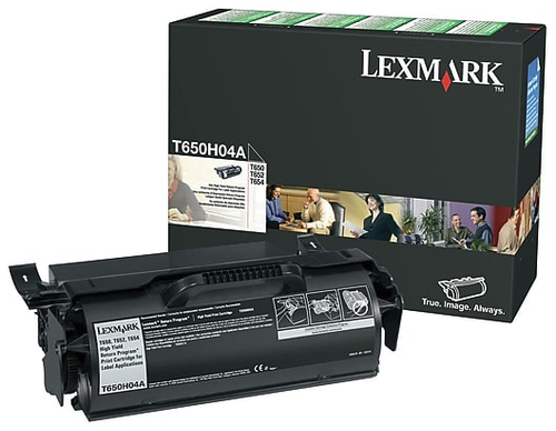 Original Lexmark T650H04A Return Program High Yield Laser Toner Cartridge for Label Applications Black