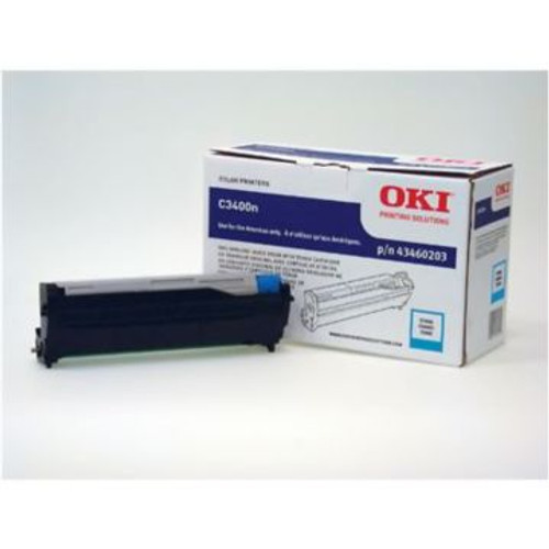 Original OKI 43460203 Image Drum for C3400  Cyan