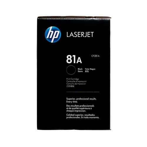 Original HP 81A Black LaserJet Toner Cartridge (CF281A)