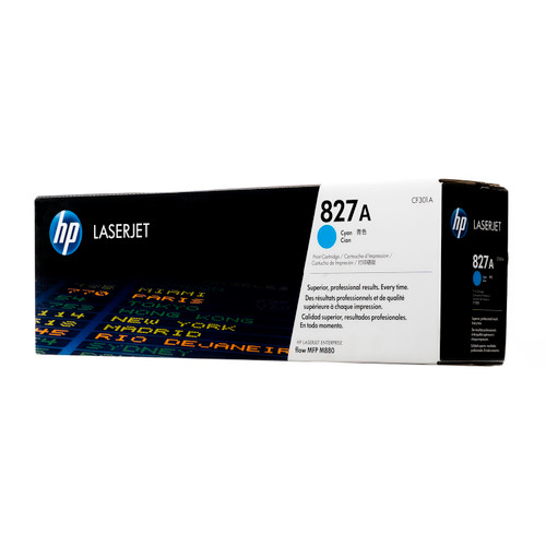 Original HP 827A Black LaserJet Toner Cartridge (CF300A)