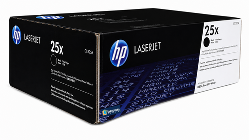 Original HP 25X Black LaserJet Toner Cartridge (CF325X)