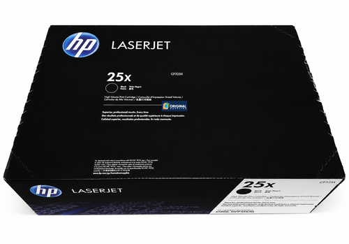 Original HP 25X Black LaserJet Toner Cartridge (CF325X)