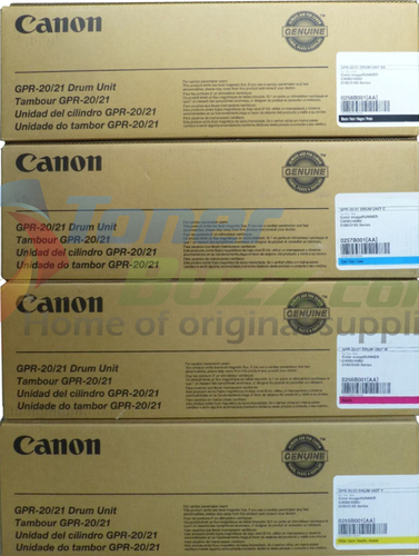 GPR-20 Drum | 0255B001AA 0256B001AA 0257B001AA 0258B001AA | Original Canon Drum Unit Set - Black, Cyan, Magenta, Yellow