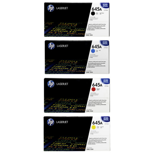 Original HP 645A LaserJet Toner Set (C9730A, C9731A, C9732A