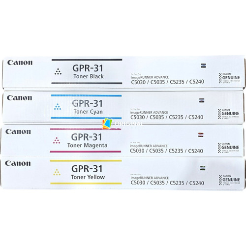 OEM Canon GPR-31 2790B003AA 2794B003AA 2798B003AA 2802B003AA Black Cyan Magenta Yellow Toner Cartridge