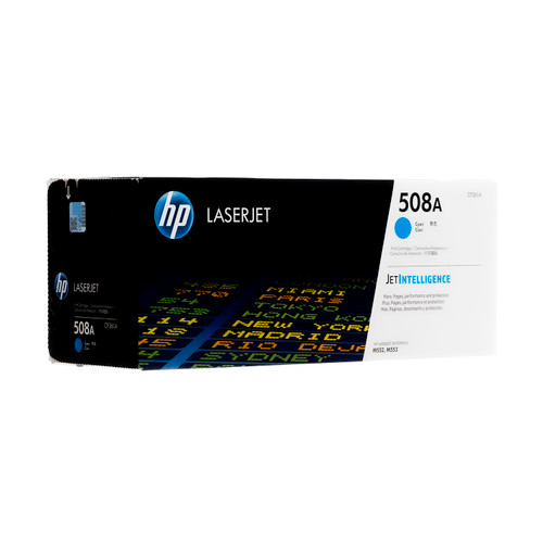 Original HP 508A Black LaserJet Toner Cartridge (CF360A)