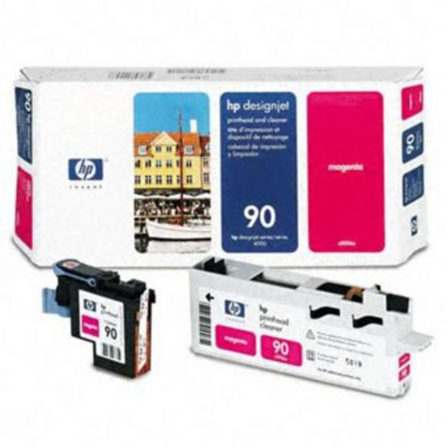 Original HP C5056A HP90 Printhead with Cleaner, Magenta