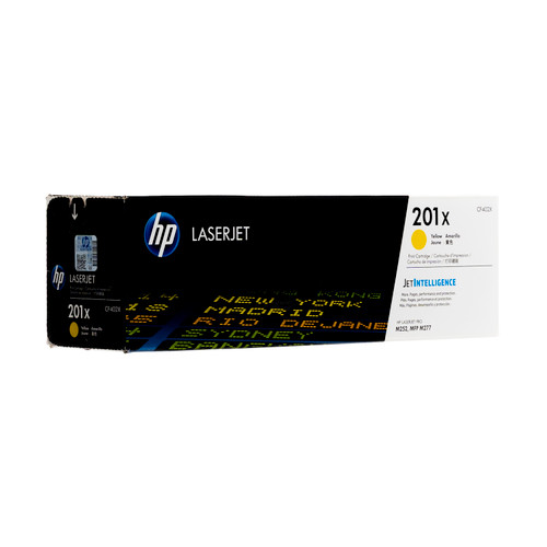 CF402X | HP 201X | Original HP High-Yield LaserJet Toner Cartridge - Yellow