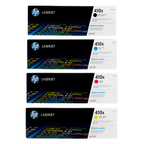 HP 410X SET | CF410X CF411X CF412X CF413X | Original HP Toner Cartridge - Black, Cyan, Yellow, Magenta