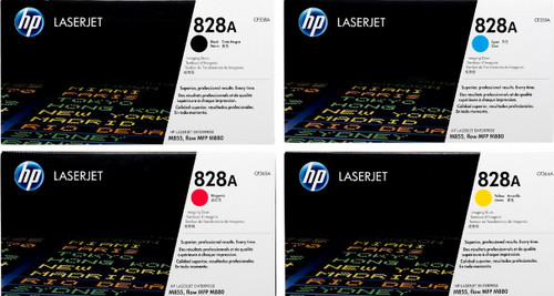 Original HP 828A Black, Cyan, Magenta, Yellow Drum (HP 828A SET)