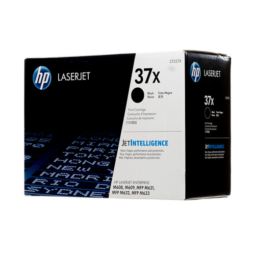 Original HP 37X Black High-Yield LaserJet Toner Cartridge (CF237X)