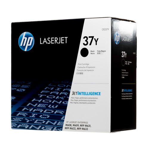 Original HP 37Y Black Extra High-Yield LaserJet Toner Cartridge
