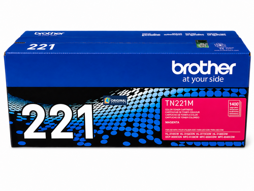 Original Brother TN-221M Magenta Laser Toner Cartridge (TN-221M)