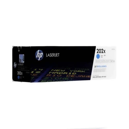 Original HP 202X LaserJet Toner Set (CF500X, CF501X, CF502X, CF503X) - Black, Cyan, Magenta, Yellow