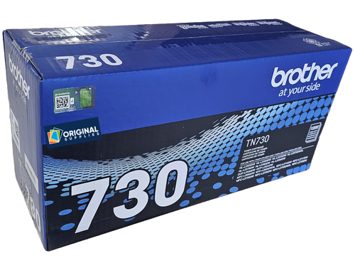 Original Brother TN-730 Black Laser Toner Cartridge (TN730)