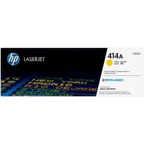 Original HP 414A Yellow W2022A LaserJet Toner Cartridge