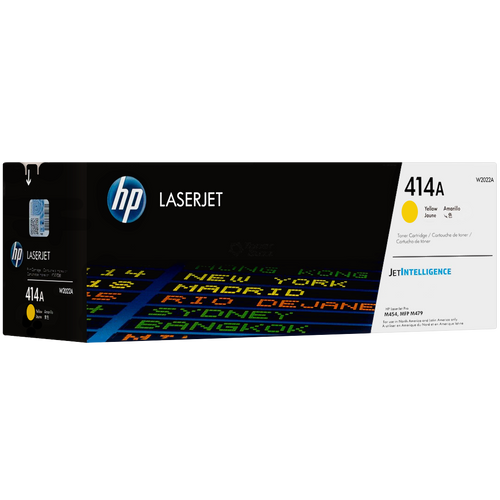 Original HP 414A Yellow W2022A LaserJet Toner Cartridge