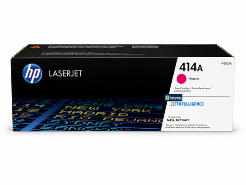 Original HP 414A Magenta LaserJet Toner Cartridge (W2023A)