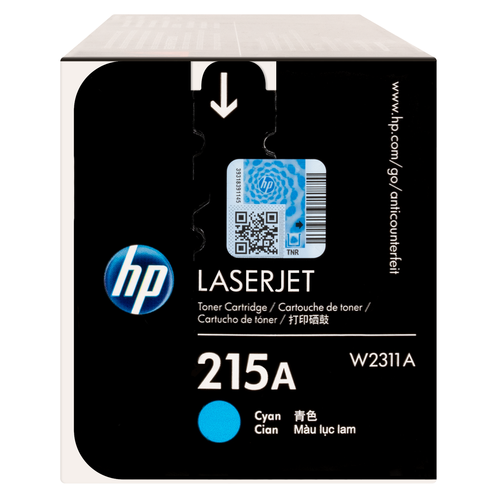 Original HP 215A W2311A Cyan LaserJet Toner Cartridge