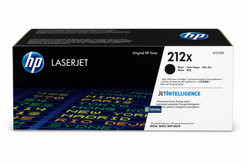 Original HP 212X Black High-Yield LaserJet Toner Cartridge (W2120X)
