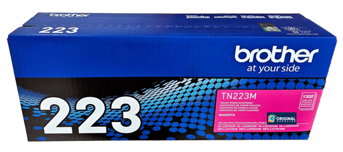 Original Brother TN223 Laser Toner Set (TN223BK, TN223C, TN223M, TN223Y) - Black, Cyan, Magenta, Yellow