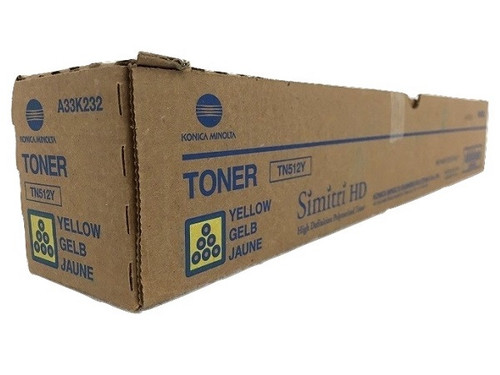 A33K232 | TN512Y | Original Konica Minolta Toner Cartridge - Yellow