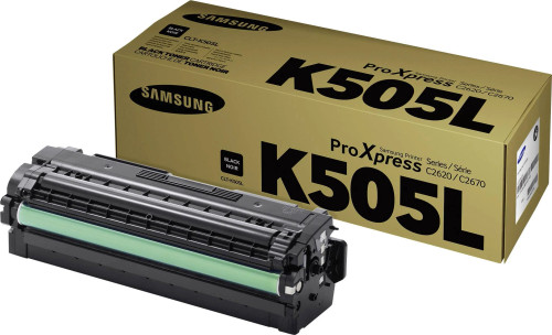 Original Samsung CLT-K505L Black Laser Toner Cartridge (SU170A)