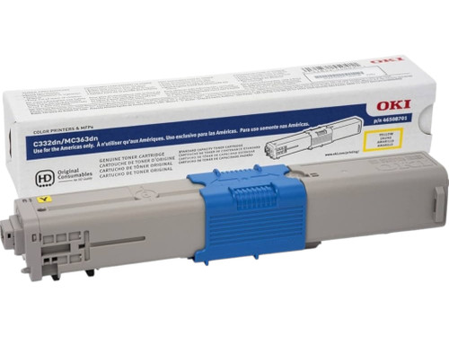 46508701 | Original OKI Laser Toner Cartridge - Yellow