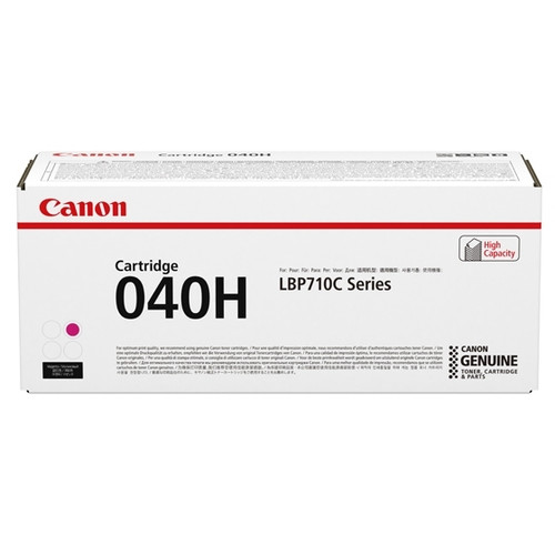 0457C001 | Canon 040H | Original Canon High-Yield Laser Toner Cartridge - Magenta