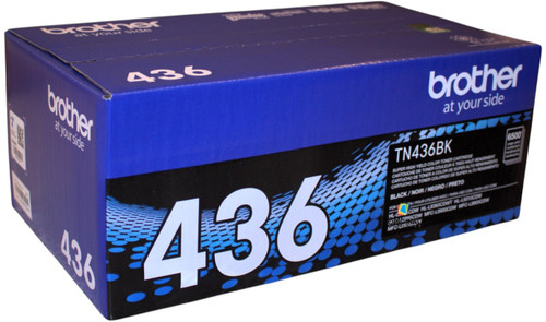 Original Brother TN-436BK Black Super High-Yield Laser Toner Cartridge (TN436BK)