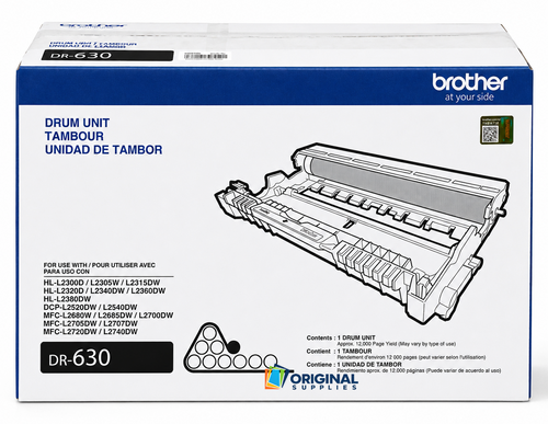 Original Brother DR-630 Black Drum Unit (DR630)