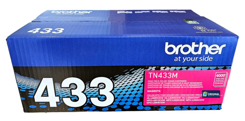 Original Brother TN-433M Magenta Laser Toner Cartridge (TN433M)
