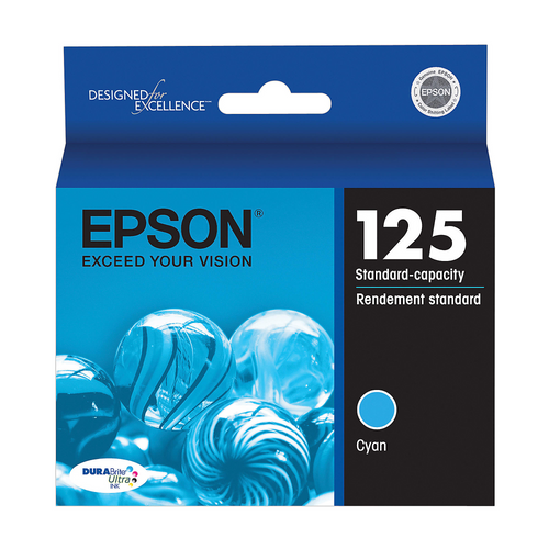 T125220-S | Epson® 125 | Original Epson® DURABrite Ultra® Ink Cartridge - Cyan