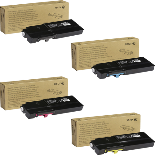 Xerox C400/C405 Set | 106R03500 106R03501 106R03502 106R03503 | Original Xerox Laser Toner Cartridges – Black, Cyan, Magenta, Yellow
