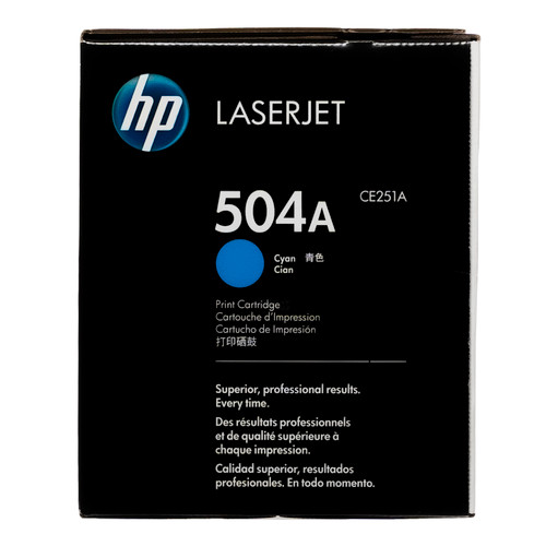 Original HP 504A LaserJet Toner Set (CE250A, CE251A, CE252A