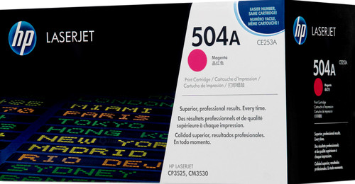 Original HP 504A LaserJet Toner Set (CE250A, CE251A, CE252A