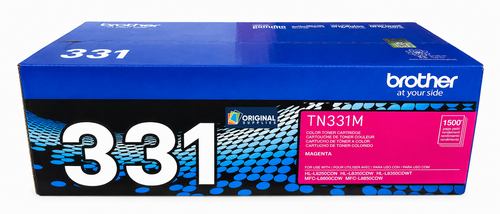 Original Brother TN-331 Laser Toner Set (TN331BK, TN331C, TN331M, TN331Y) - Black, Cyan, Magenta, Yellow
