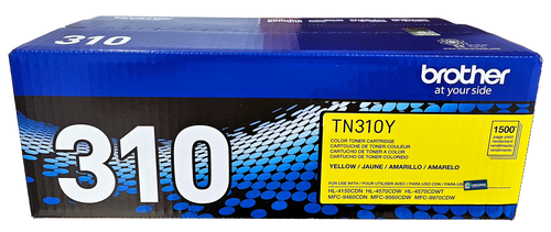 Original Brother TN310 Laser Toner Set (TN310BK, TN310C, TN310M, TN310Y) - Black, Cyan, Magenta, Yellow