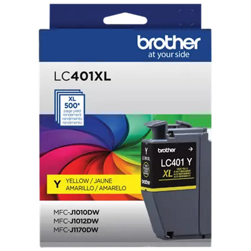 LC-401XLYS | Original Brother High-Yield Ink Cartridge - Yellow