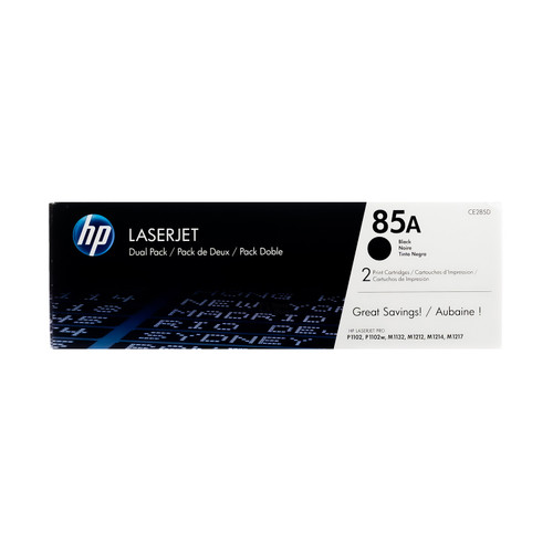 CE285D | HP 85A | Original HP Dual Pack Toner Cartridges – Black